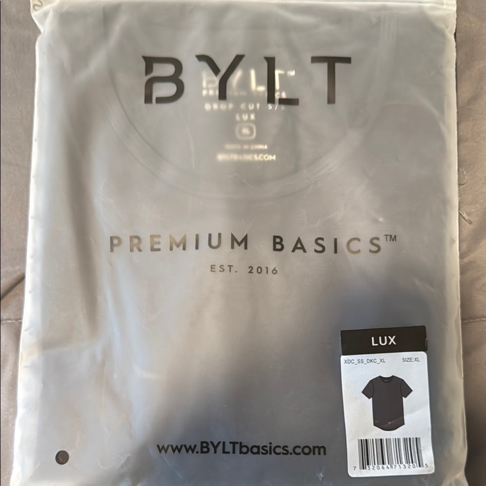 BYLT Basics Lux Gray Short Sleeve Tee